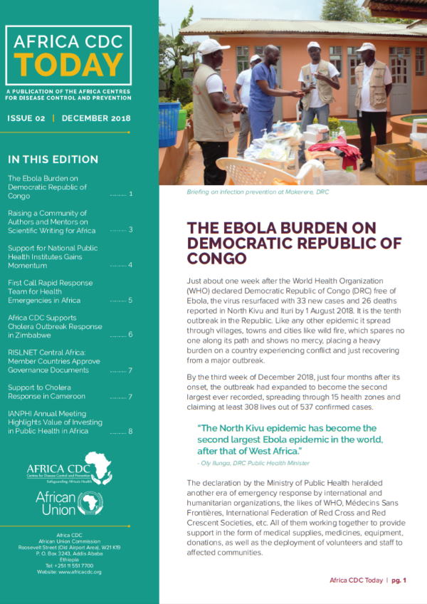 Africa CDC Newsletter December 2018