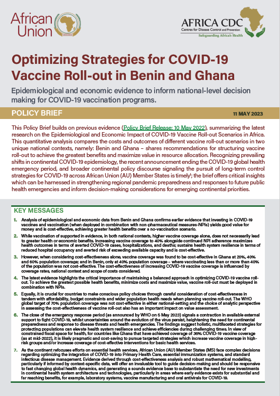 CDC in Ghana, Global Health