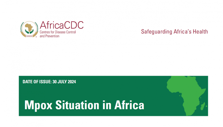 Outbreak Report, 30 July 2024: Mpox Situation In Africa – Africa CDC