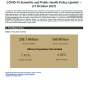 COVID-19 Scientific and Public Health Policy Update – (13 October 2021)